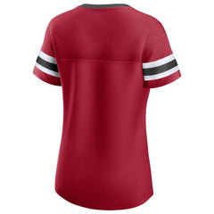 Tampa Bay Buccaneers Women's Original State Lace-Up T-Shirt - Red sale