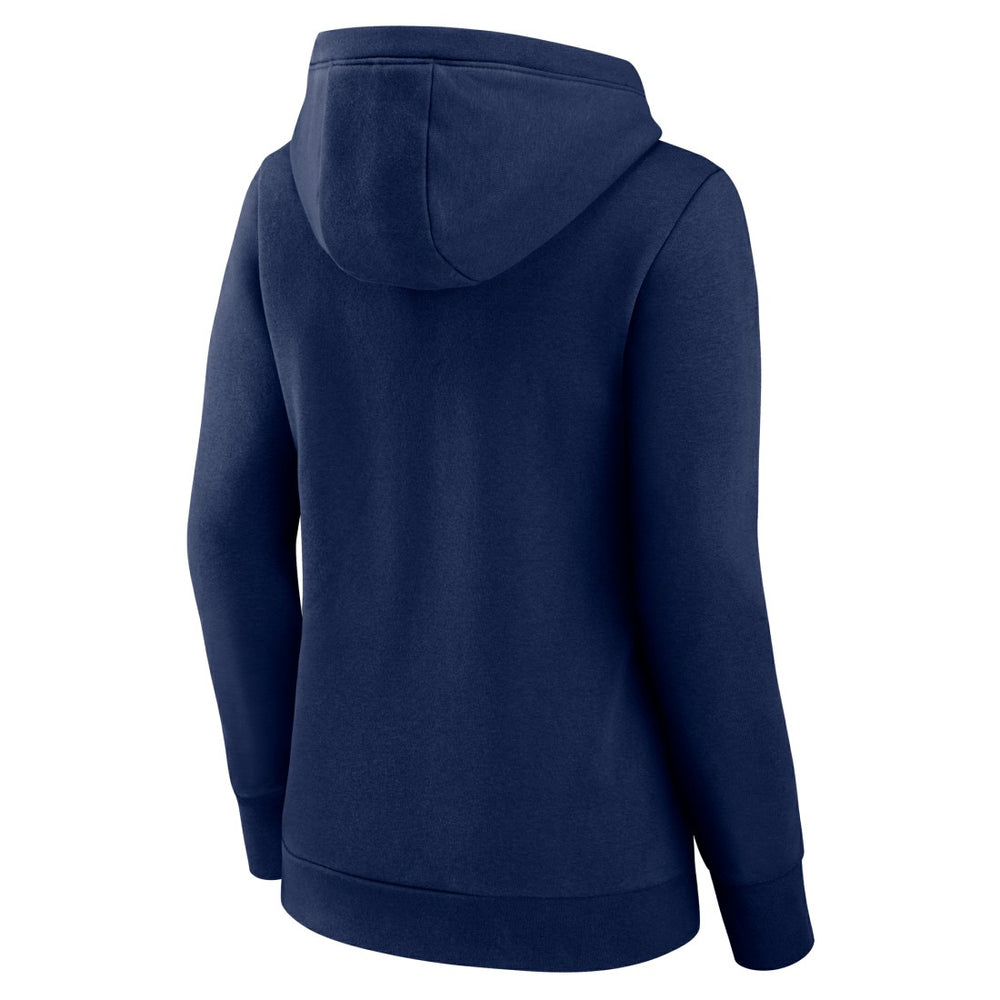 Tennessee Titans Women's Iconic Cotton Fleece Checklist Pullover Hoodie - Navy discount