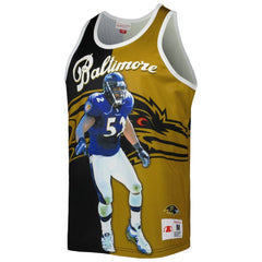 Ray Lewis Baltimore Ravens Retired Player Graphic Tank Top - Black/Gold cheap