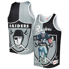 Bo Jackson Las Vegas Raiders Retired Player Graphic Tank Top - Black/Silver online