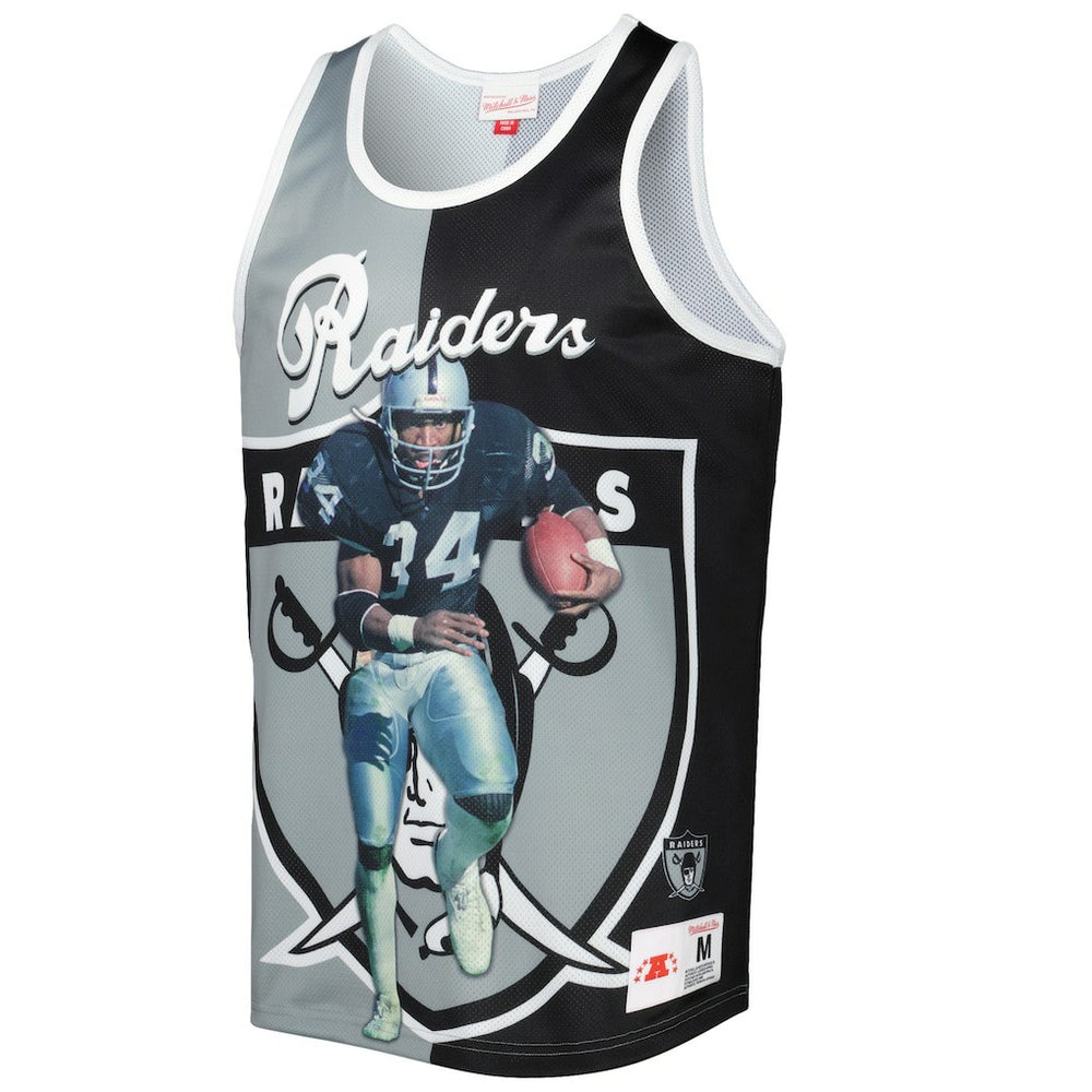 Bo Jackson Las Vegas Raiders Retired Player Graphic Tank Top - Black/Silver online