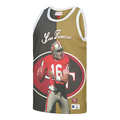 Joe Montana San Francisco 49ers Retired Player Graphic Tank Top - Black/Gold discount