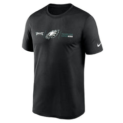 Philadelphia Eagles Horizontal Lockup Legend T-Shirt - Black | Nike cheap
