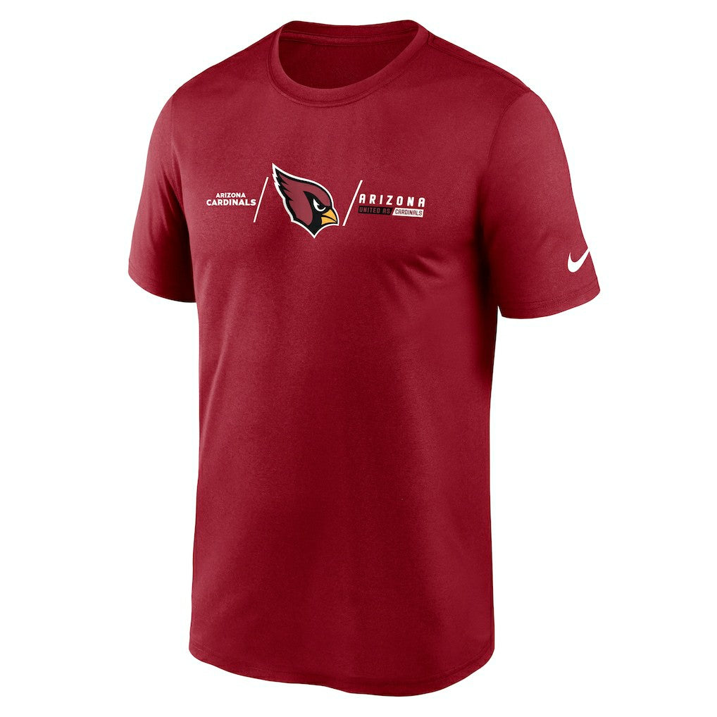 Arizona Cardinals Horizontal Lockup Legend Performance T-Shirt - Cardinal | Nike discount