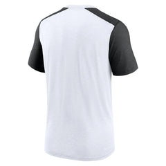 New Orleans Saints Color Block Team Name T-Shirt - White/Heathered Black | Nike on sale