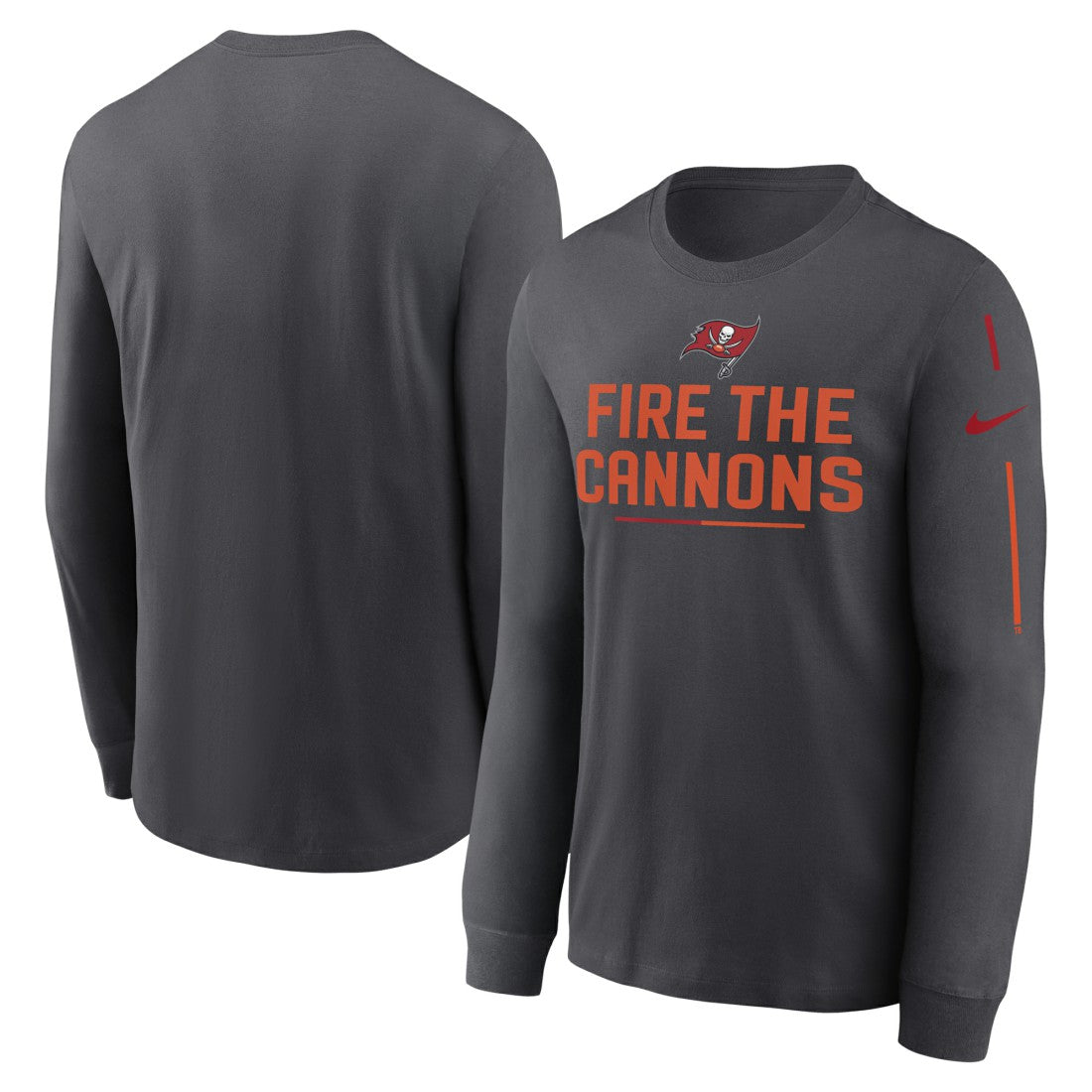 Tampa Bay Buccaneers Team Slogan Long Sleeve T-Shirt - Anthracite | Nike sale