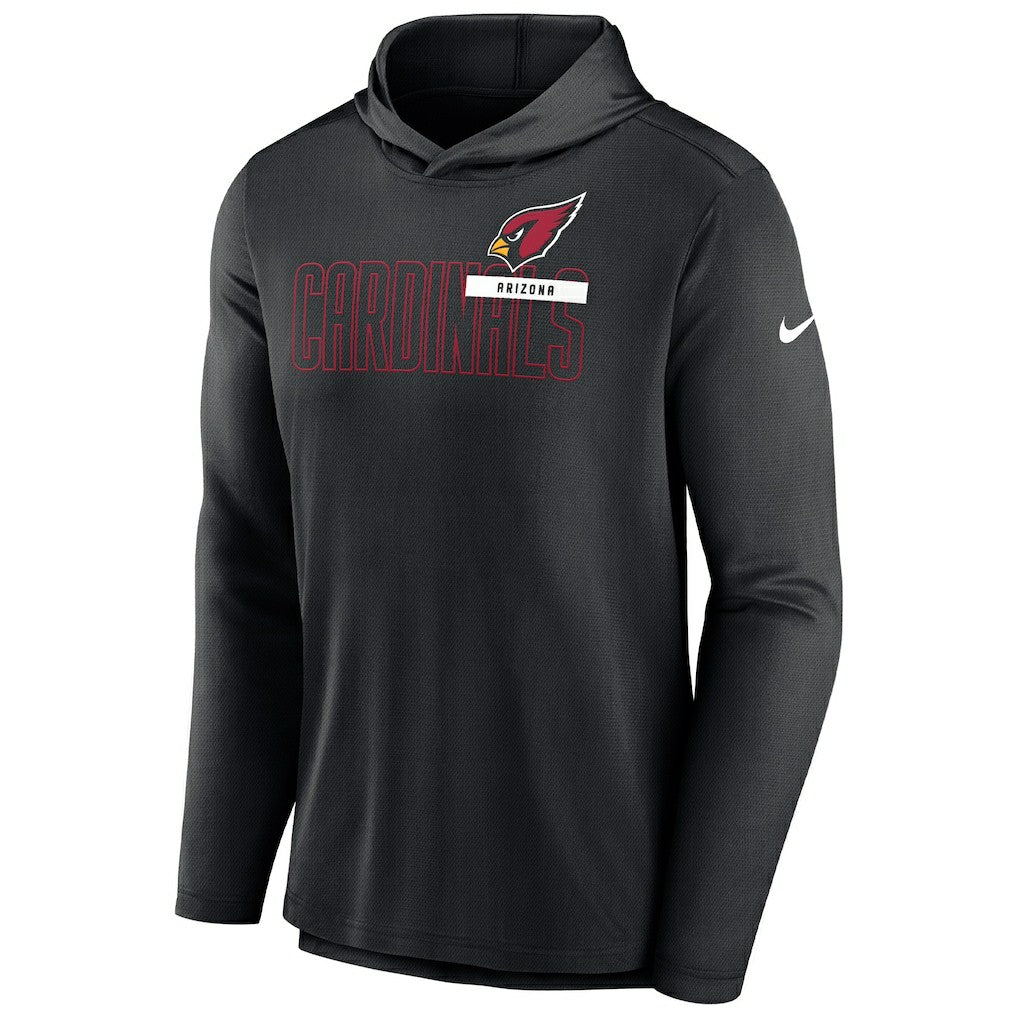Arizona Cardinals Lightweight Performance Hooded Long Sleeve T-Shirt - Black | Nike discount