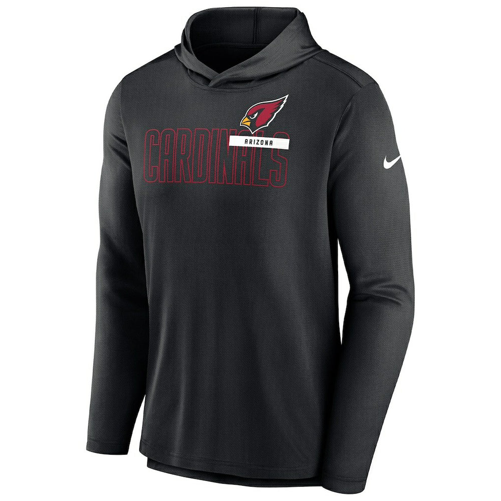 Arizona Cardinals Lightweight Performance Hooded Long Sleeve T-Shirt - Black | Nike discount