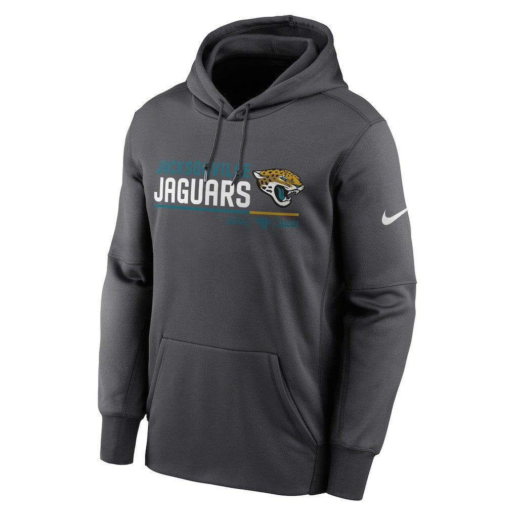 Jacksonville Jaguars Prime Logo Name Split Pullover Hoodie - Anthracite | Nike sale