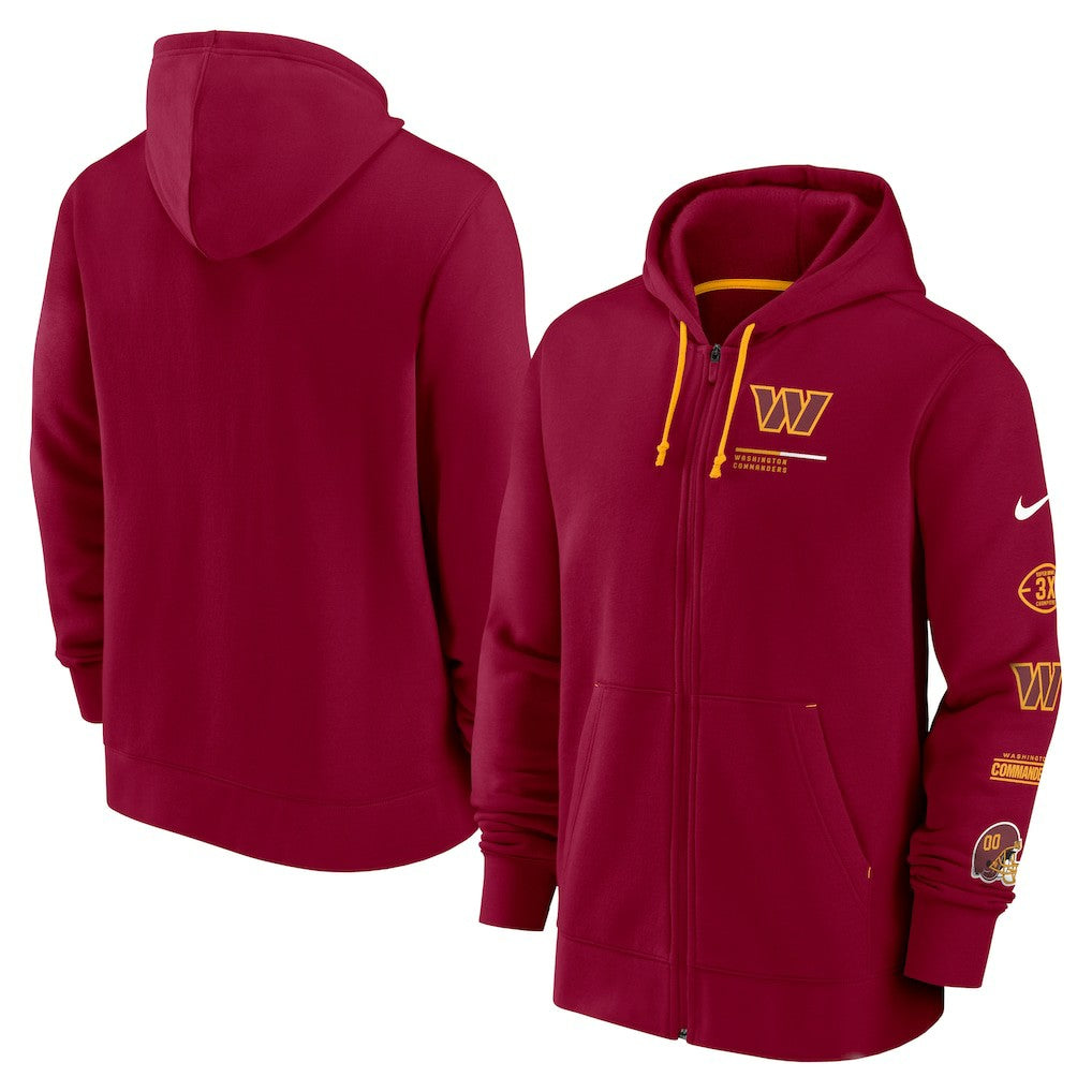 Washington Commanders Surrey Full-Zip Hoodie - Burgundy | Nike outlet