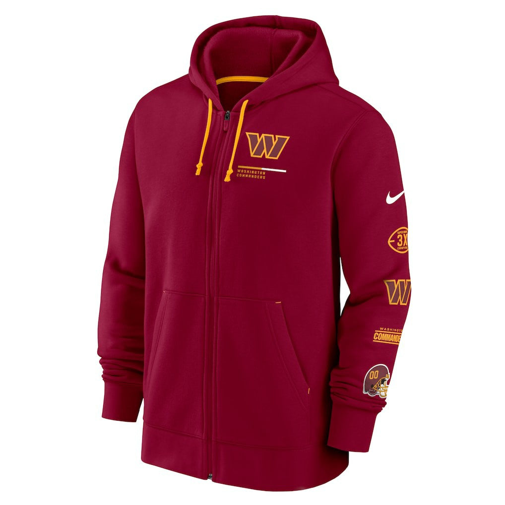 Washington Commanders Surrey Full-Zip Hoodie - Burgundy | Nike outlet