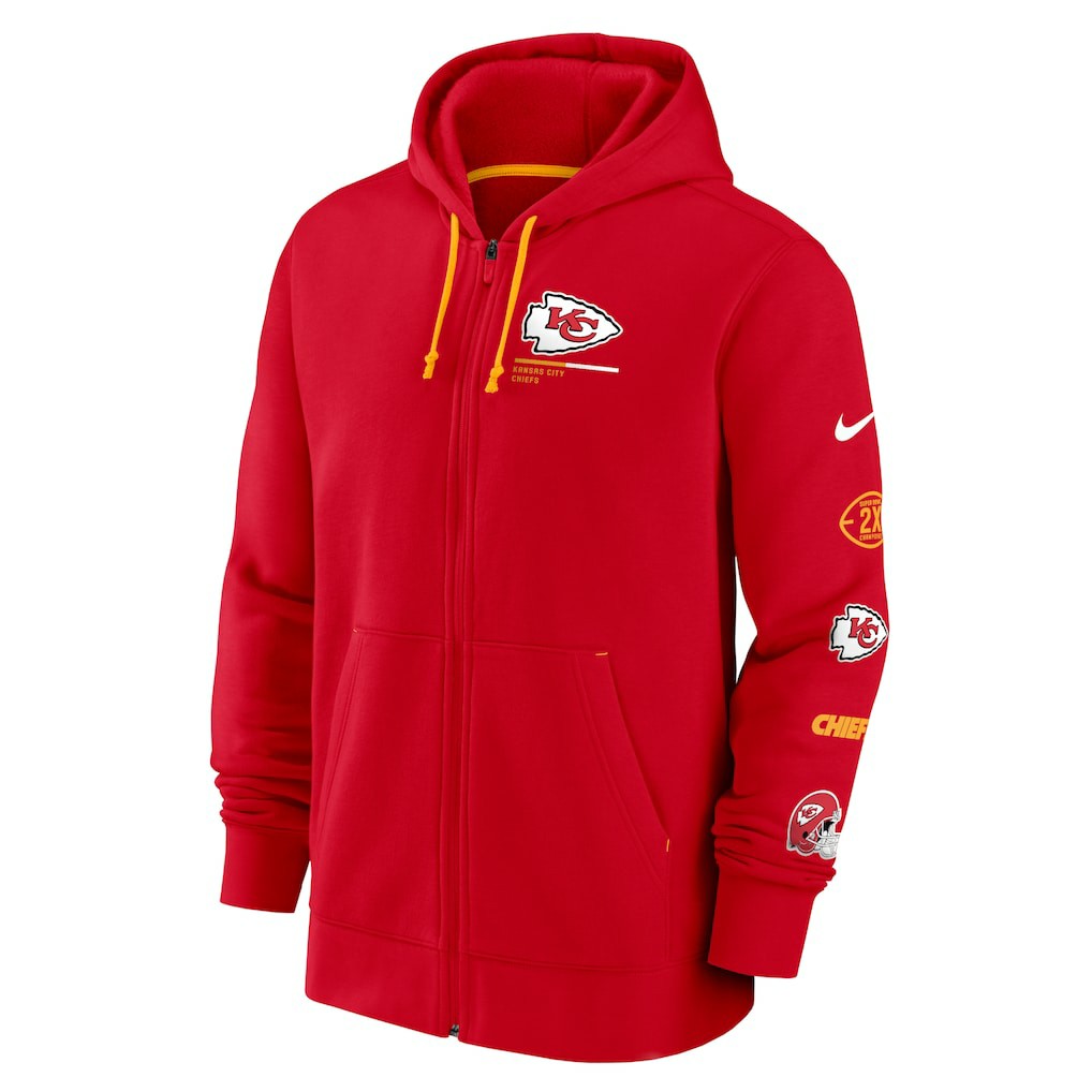 Kansas City Chiefs Surrey Full-Zip Hoodie - Red | Nike on sale