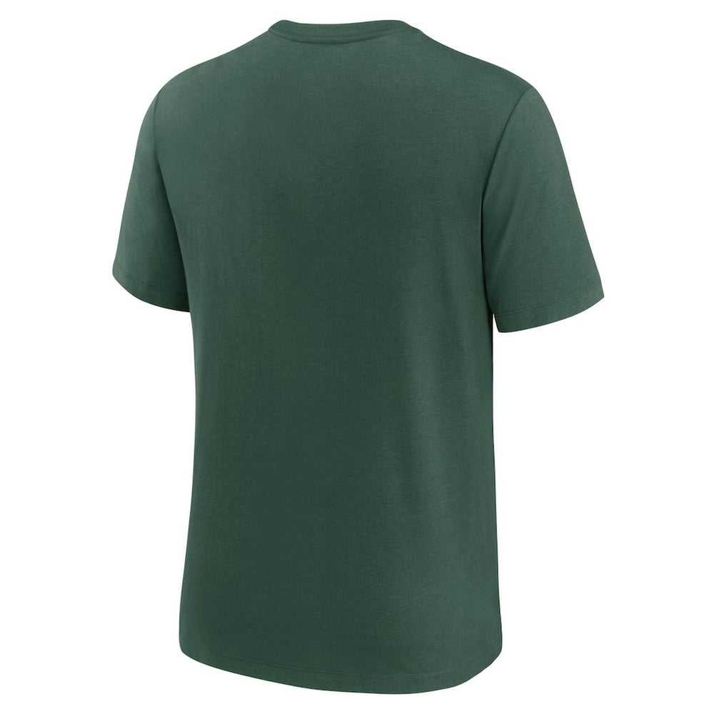 Green Bay Packers Rewind Playback Logo Tri-Blend T-Shirt - Green | Nike sale