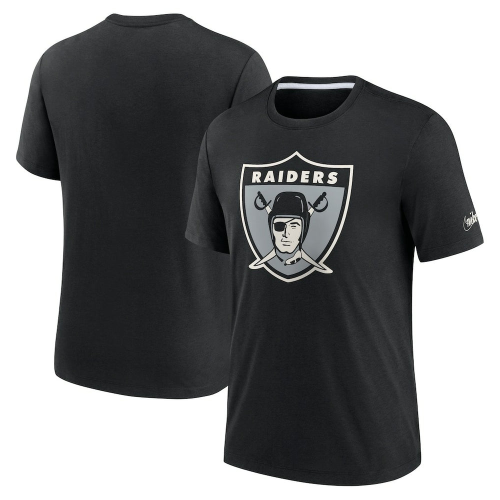 Las Vegas Raiders Rewind Playback Logo Tri-Blend T-Shirt - Black | Nike online