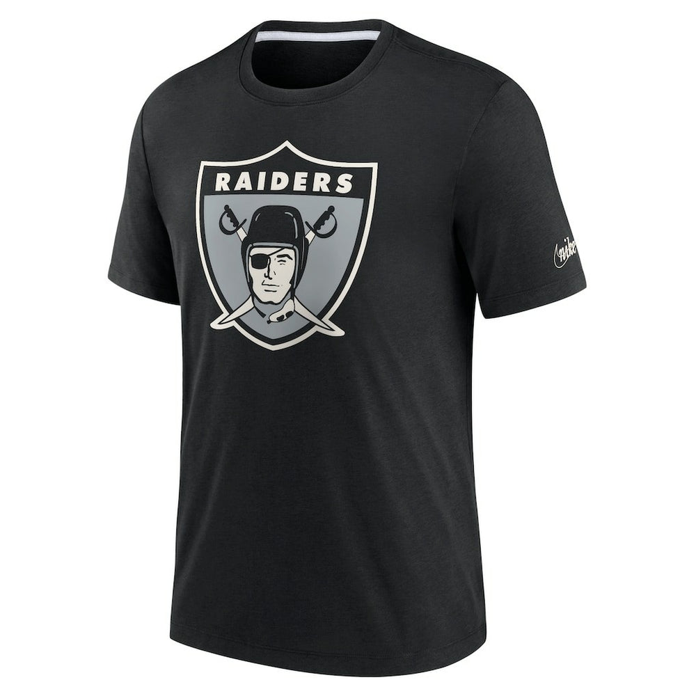 Las Vegas Raiders Rewind Playback Logo Tri-Blend T-Shirt - Black | Nike online