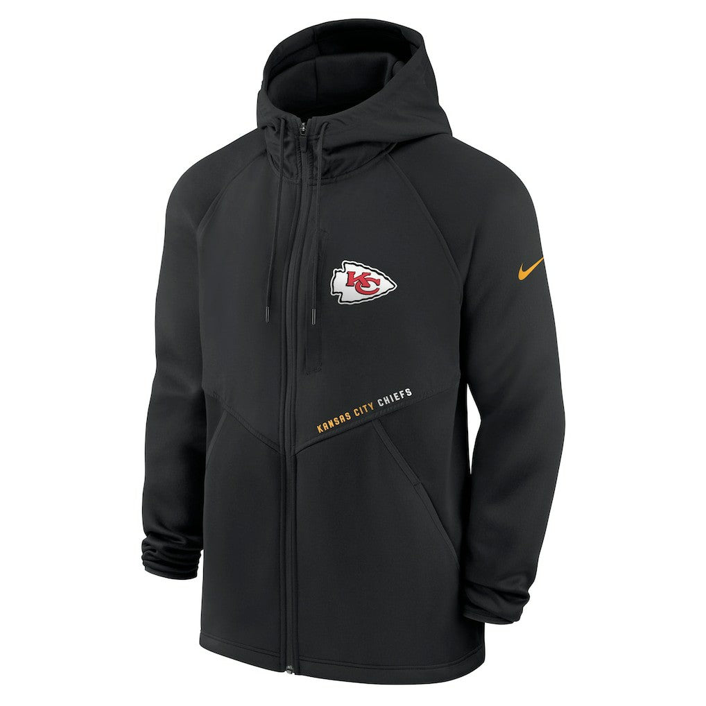 Kansas City Chiefs Spacer Raglan Performance Full-Zip Hoodie - Black | Nike outlet