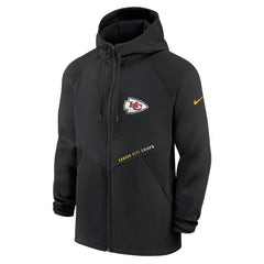 Kansas City Chiefs Spacer Raglan Performance Full-Zip Hoodie - Black | Nike outlet