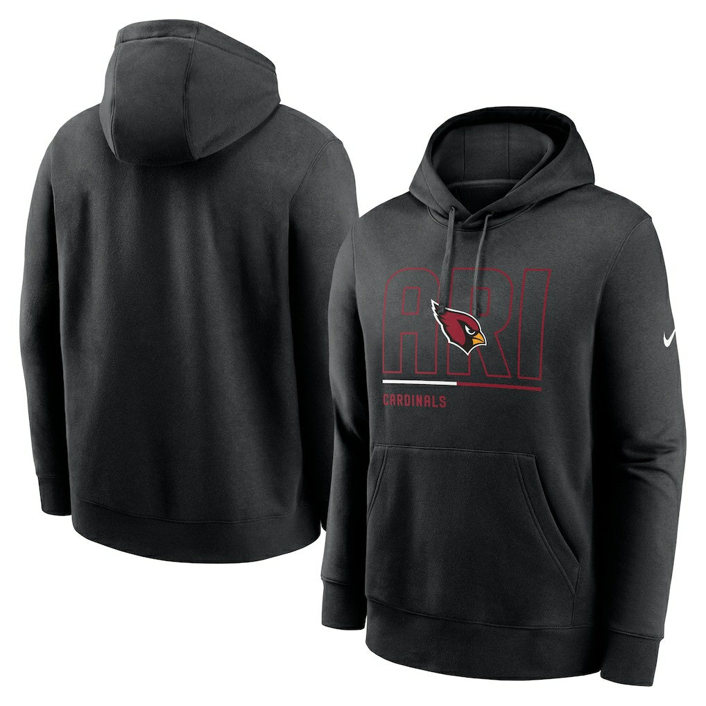 Arizona Cardinals City Code Club Fleece Pullover Hoodie - Black | Nike cheap