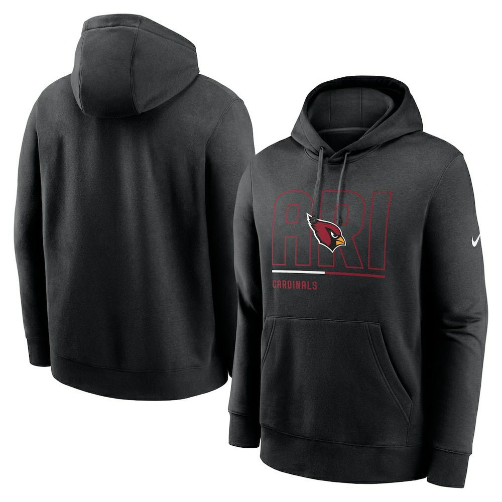 Arizona Cardinals City Code Club Fleece Pullover Hoodie - Black | Nike cheap