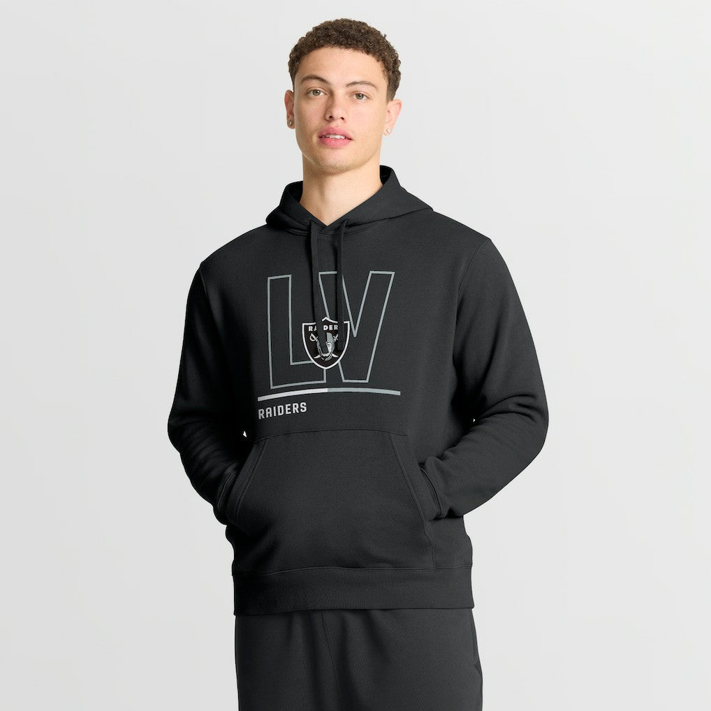 Las Vegas Raiders City Code Club Fleece Pullover Hoodie - Black | Nike for sale
