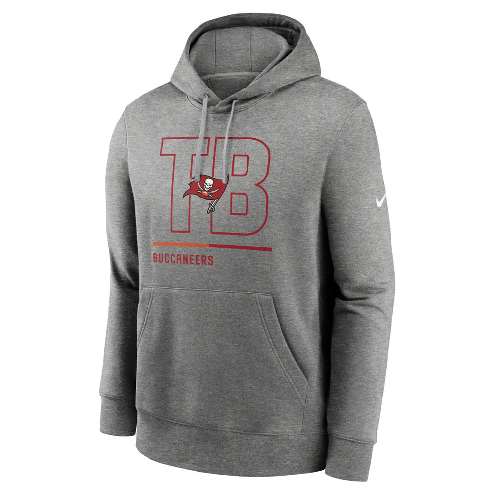 Tampa Bay Buccaneers City Code Club Fleece Pullover Hoodie - Heathered Gray | Nike discount