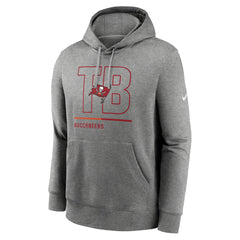 Tampa Bay Buccaneers City Code Club Fleece Pullover Hoodie - Heathered Gray | Nike discount