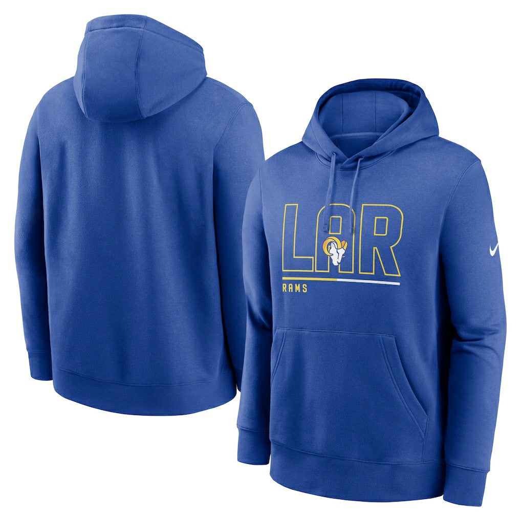 Los Angeles Rams City Code Club Fleece Pullover Hoodie - Royal | Nike discount