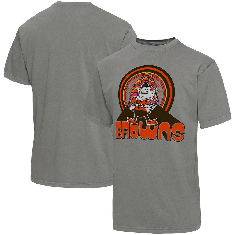 Cleveland Browns Junk Food Wonderland Infinity Vibe T-Shirt - Graphite on sale