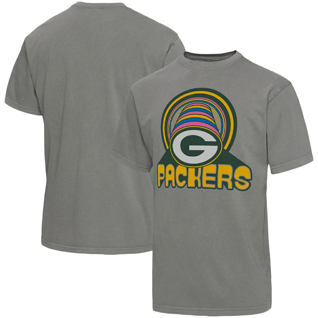 Green Bay Packers Junk Food Wonderland Infinity Vibe T-Shirt - Graphite cheap