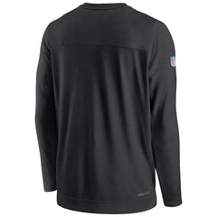 New Orleans Saints Sideline Lockup Performance Pullover Sweatshirt - Black | Nike online