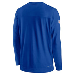 Buffalo Bills Sideline Lockup Performance Pullover Sweatshirt - Royal | Nike on sale