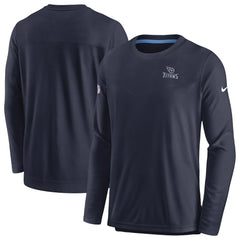 Tennessee Titans Sideline Lockup Performance Pullover Sweatshirt - Navy | Nike outlet