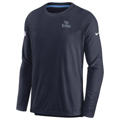 Tennessee Titans Sideline Lockup Performance Pullover Sweatshirt - Navy | Nike outlet