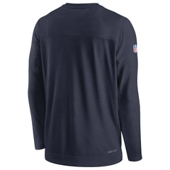 Tennessee Titans Sideline Lockup Performance Pullover Sweatshirt - Navy | Nike outlet