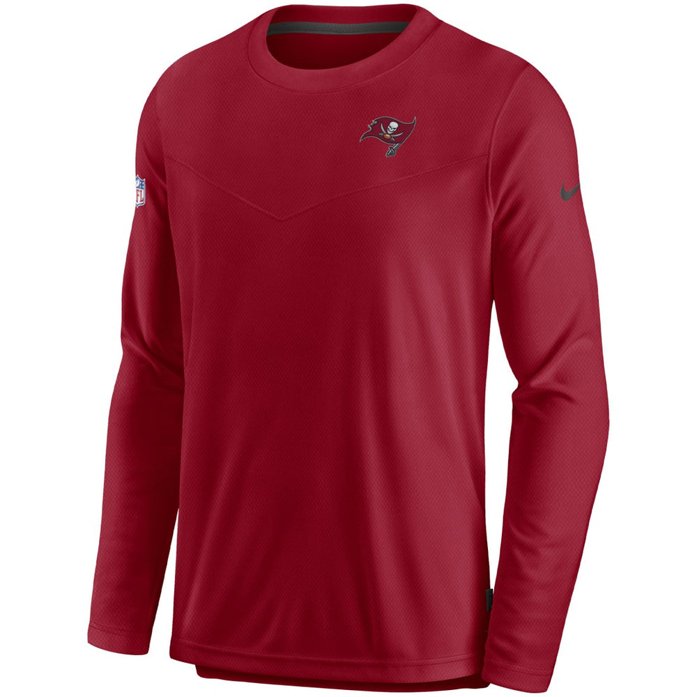 Tampa Bay Buccaneers Sideline Lockup Performance Pullover Sweatshirt - Red | Nike discount