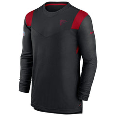 Atlanta Falcons Sideline Tonal Logo Performance Player Long Sleeve T-Shirt - Black | Nike sale