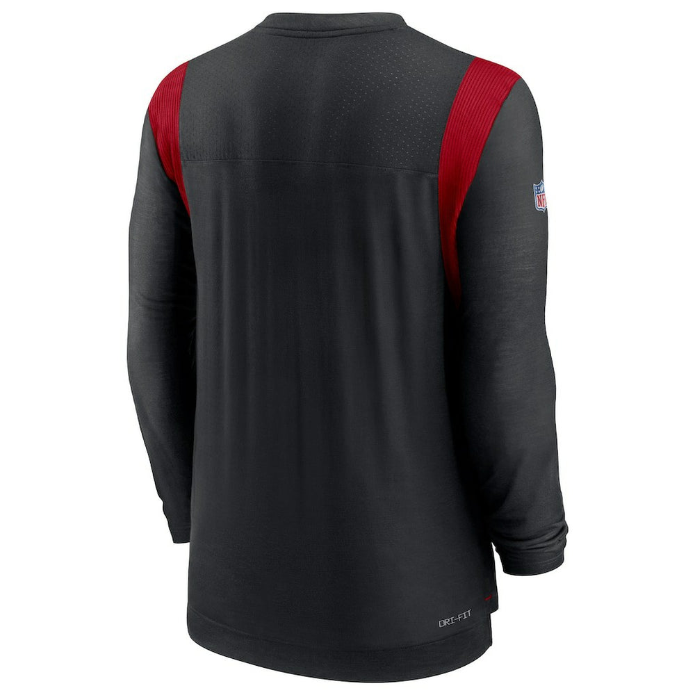 Atlanta Falcons Sideline Tonal Logo Performance Player Long Sleeve T-Shirt - Black | Nike sale