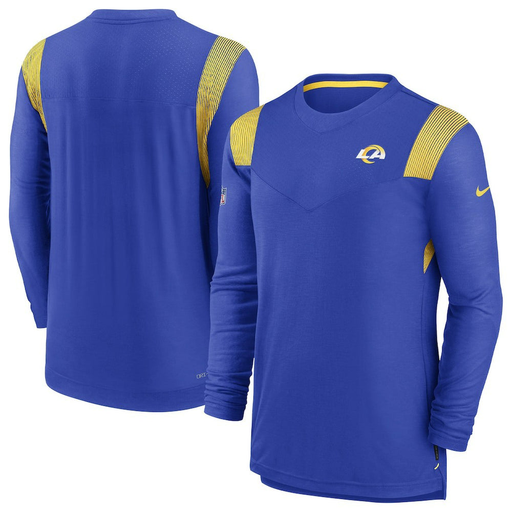 Los Angeles Rams Sideline Tonal Logo Performance Player Long Sleeve T-Shirt - Royal | Nike discount