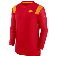Kansas City Chiefs Sideline Tonal Logo Performance Player Long Sleeve T-Shirt - Red | Nike outlet