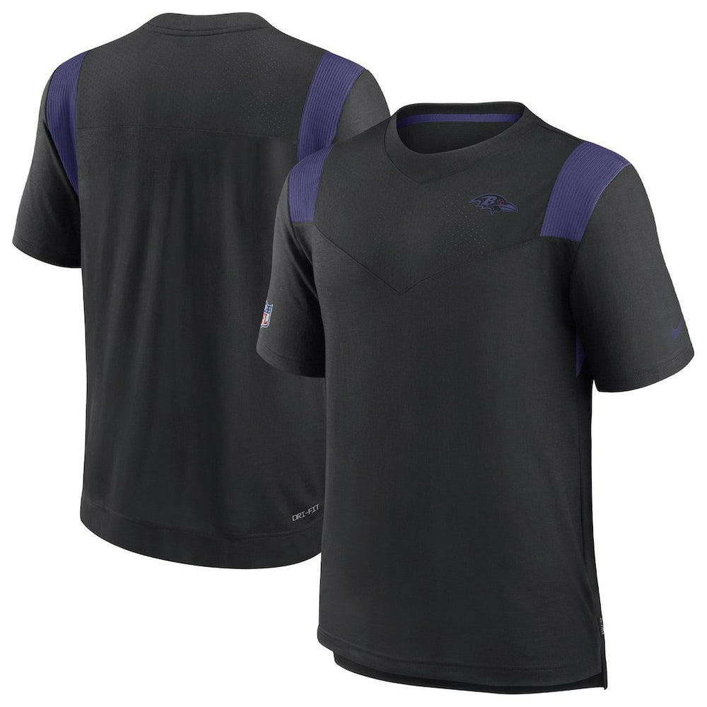 Baltimore Ravens Sideline Tonal Logo Performance Player T-Shirt - Black | Nike cheap