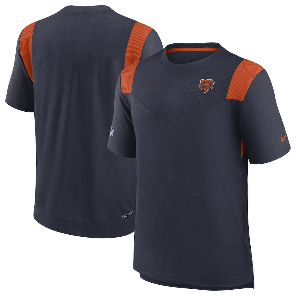 Chicago Bears Sideline Tonal Logo Performance Player T-Shirt - Navy | Nike discount