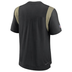 New Orleans Saints Sideline Tonal Logo Performance Player T-Shirt - Black | Nike on sale