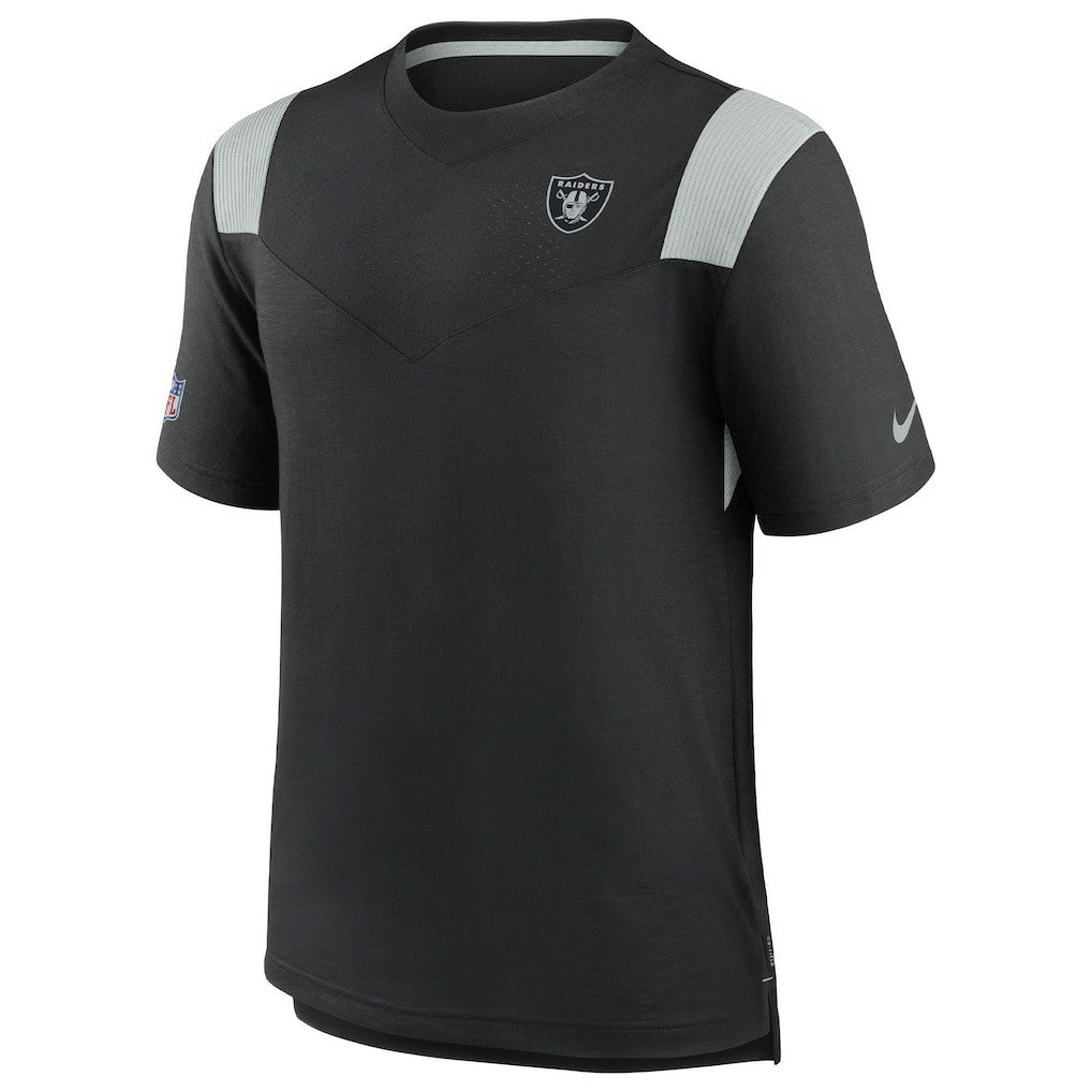 Las Vegas Raiders 2022 Sideline Tonal Logo Performance Player T-Shirt - Black | Nike on sale