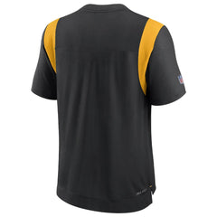 Pittsburgh Steelers Sideline Tonal Logo Performance Player T-Shirt - Black | Nike for sale
