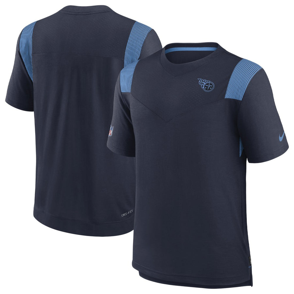 Tennessee Titans Sideline Tonal Logo Performance Player T-Shirt - Navy | Nike for sale
