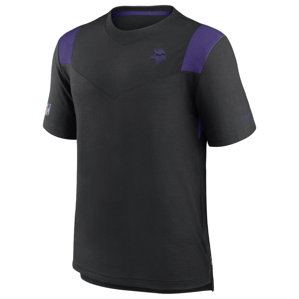 Minnesota Vikings Sideline Tonal Logo Performance Player T-Shirt - Black | Nike on sale