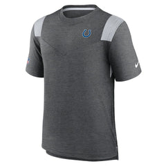 Indianapolis Colts Sideline Tonal Logo Performance Player T-Shirt - Heather Charcoal | Nike for sale