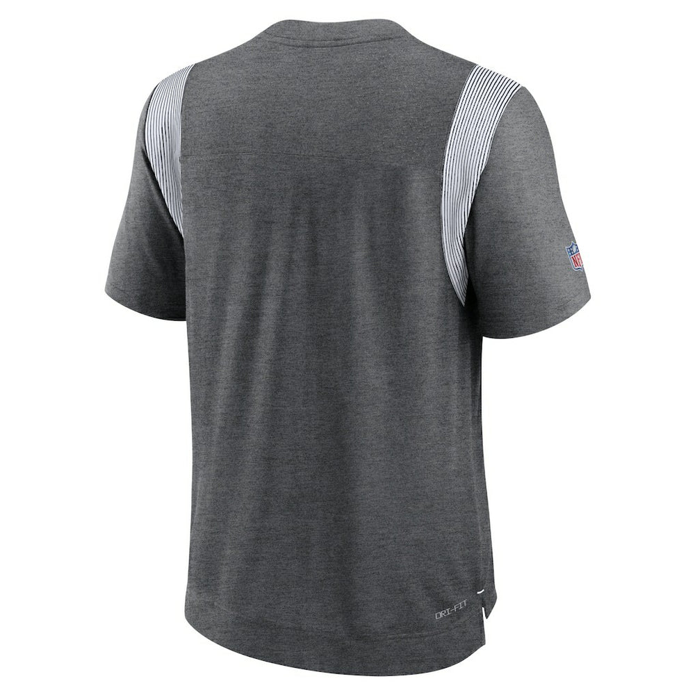 Indianapolis Colts Sideline Tonal Logo Performance Player T-Shirt - Heather Charcoal | Nike for sale
