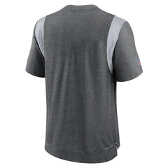 Indianapolis Colts Sideline Tonal Logo Performance Player T-Shirt - Heather Charcoal | Nike for sale