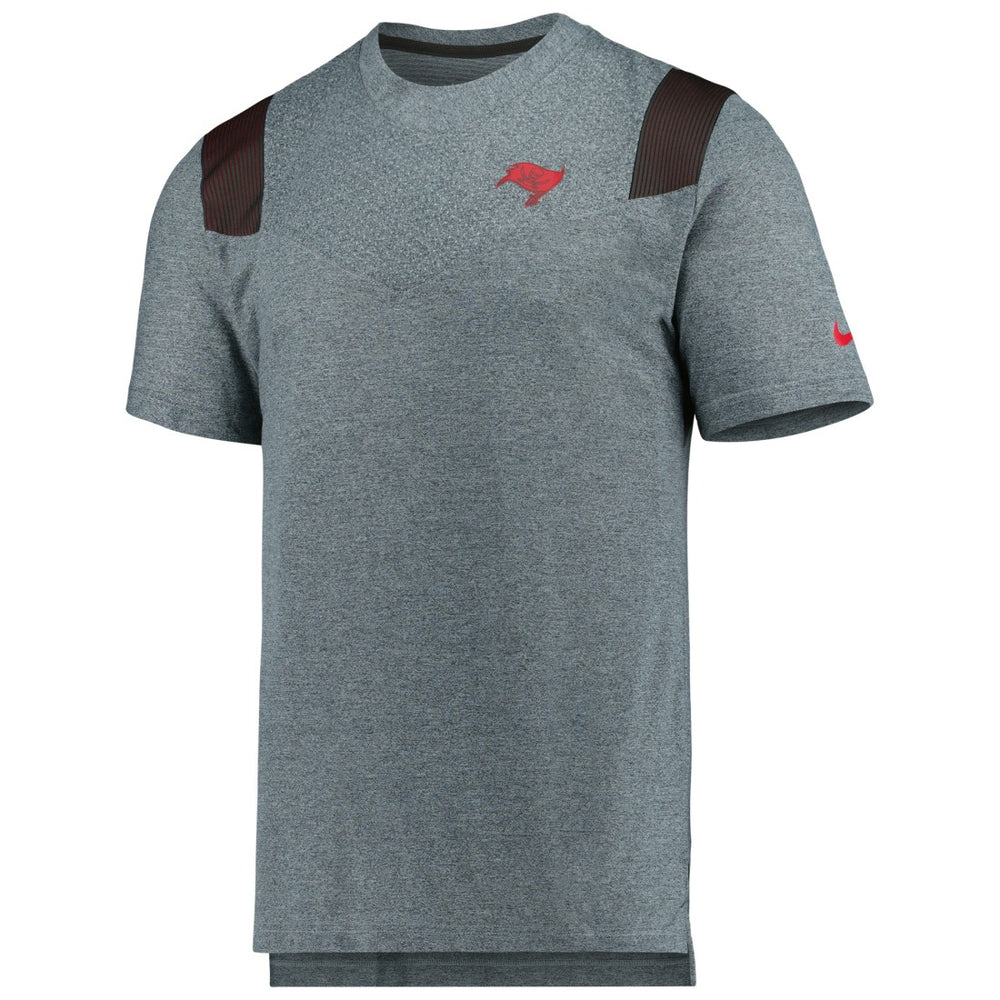 Tampa Bay Buccaneers Sideline Tonal Logo Performance Player T-Shirt - Pewter | Nike outlet